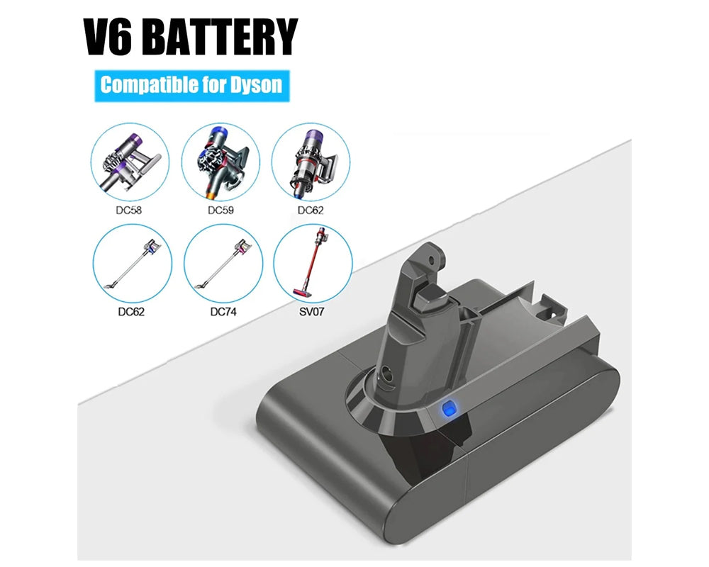Compatible Dyson V6 battery
