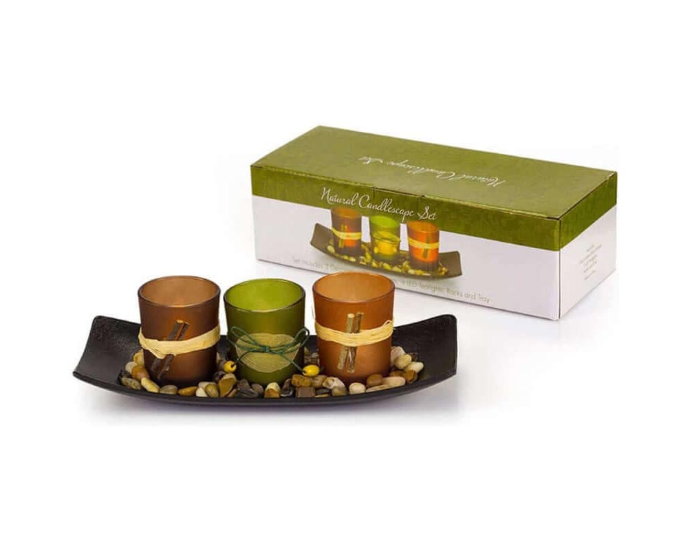 candle holder set for table