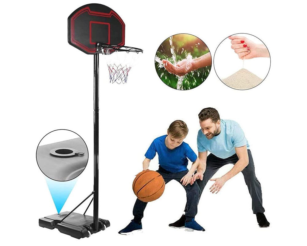Basketball stand with base