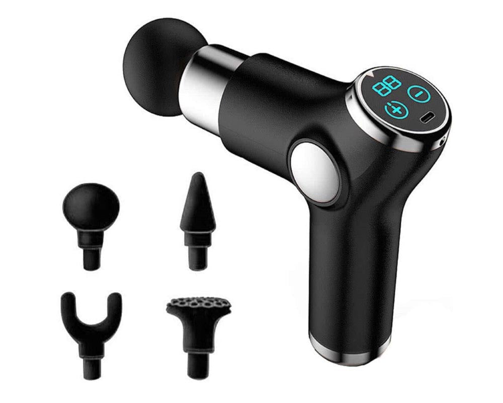 Mini Massage Gun with 4 Massage Heads