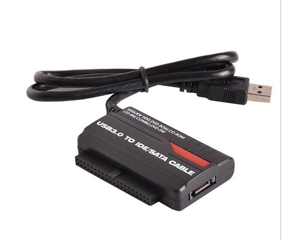 USB 3.0 to SATA/IDE Adapter – High‑Speed Hard Drive Converter for 2.5” & 3.5” HDD/SSD