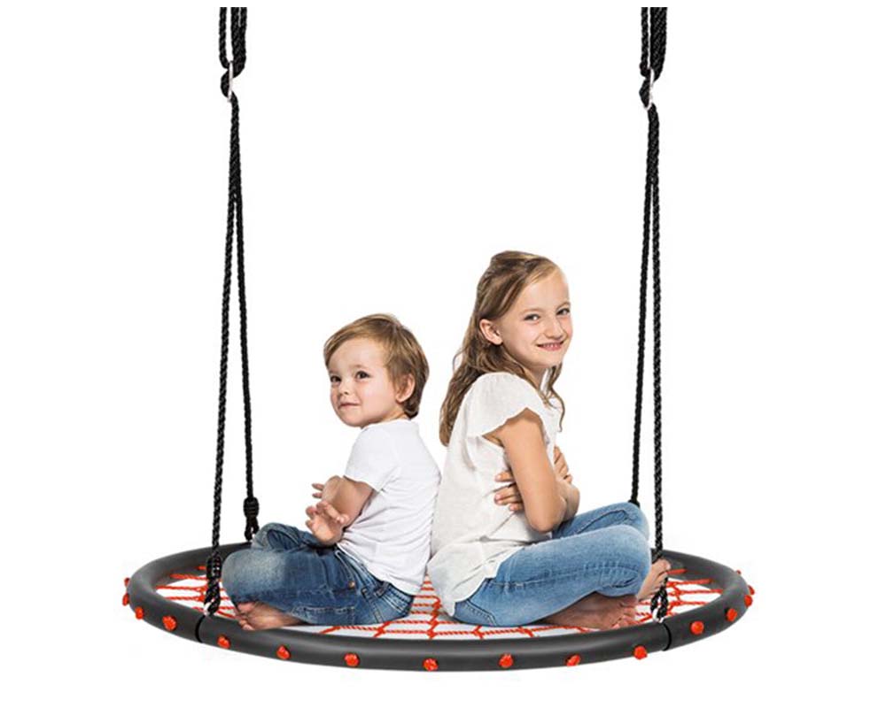 hammock swing with climbing carabiners