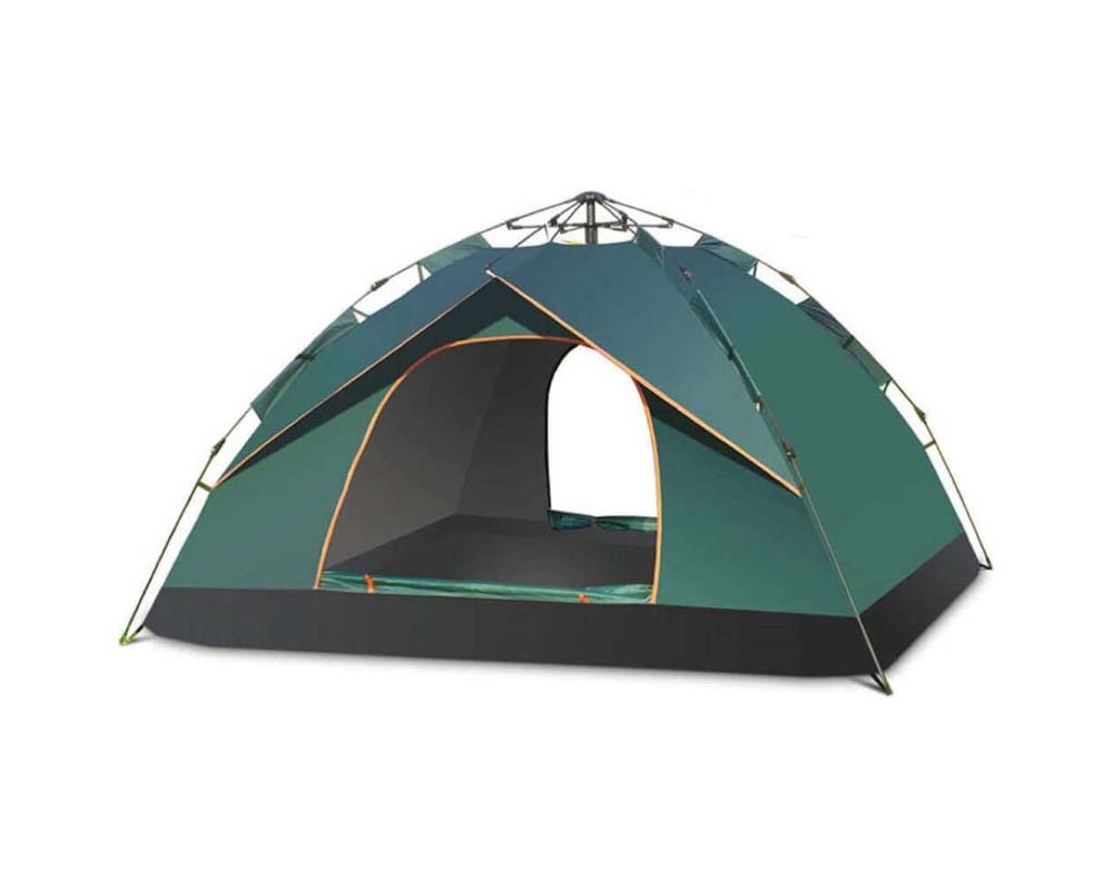 Pop Up Camping Tent - 2 Person Double Pop Up Tent | Easy to Pitch with Small Porch for Storage – Ideal for Camping & Festivals