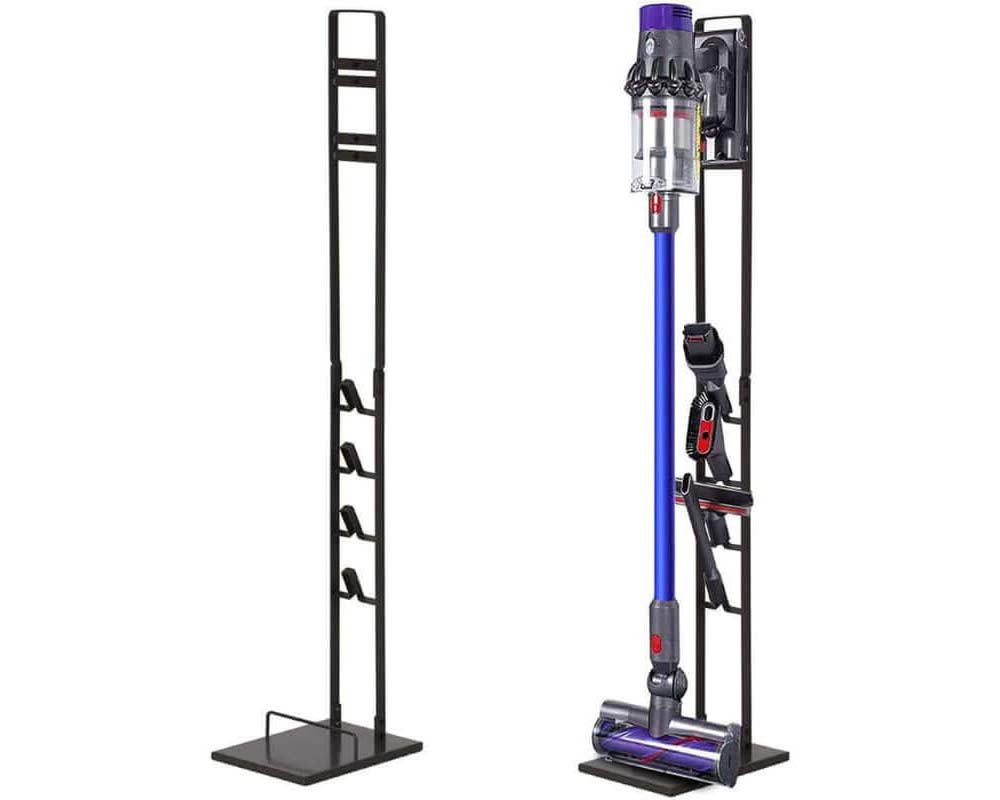Vacuum stand with metal holders