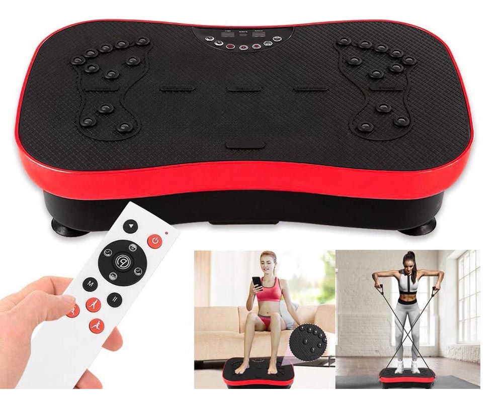 Vibration machine with LED control