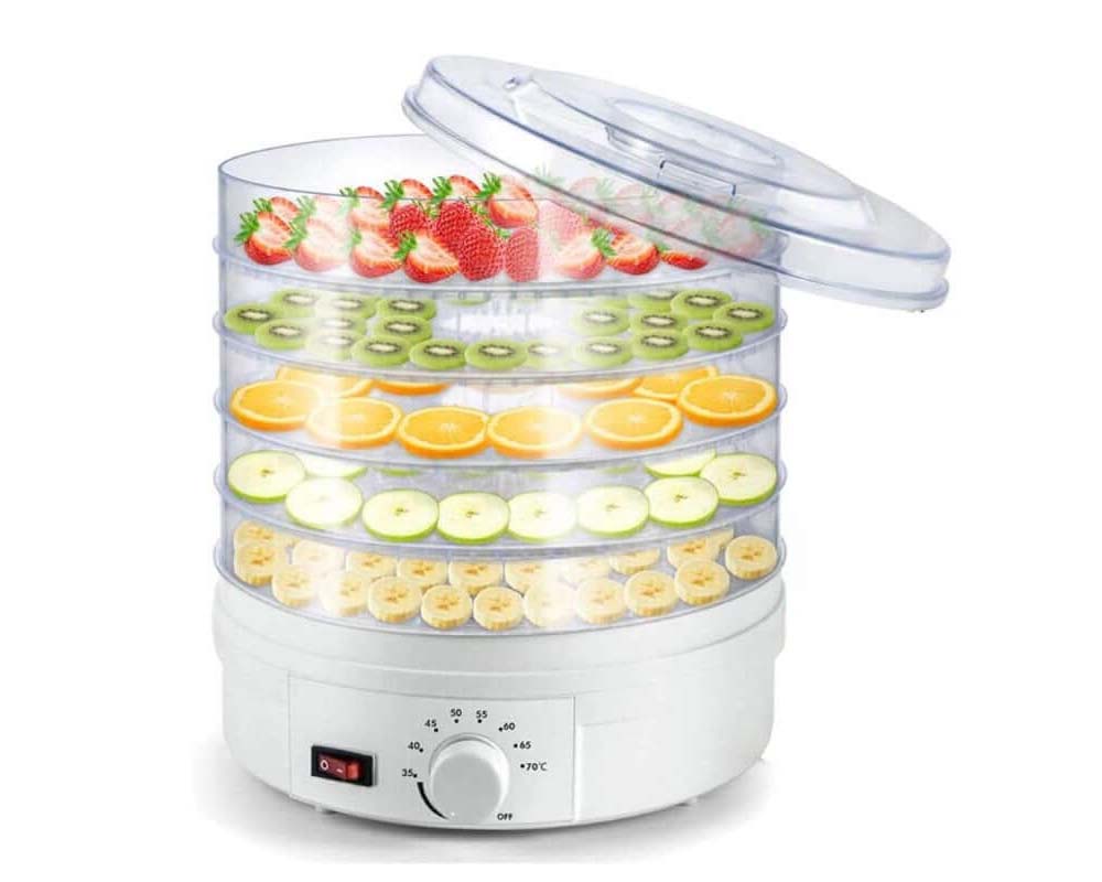 Dehydrator tray close up