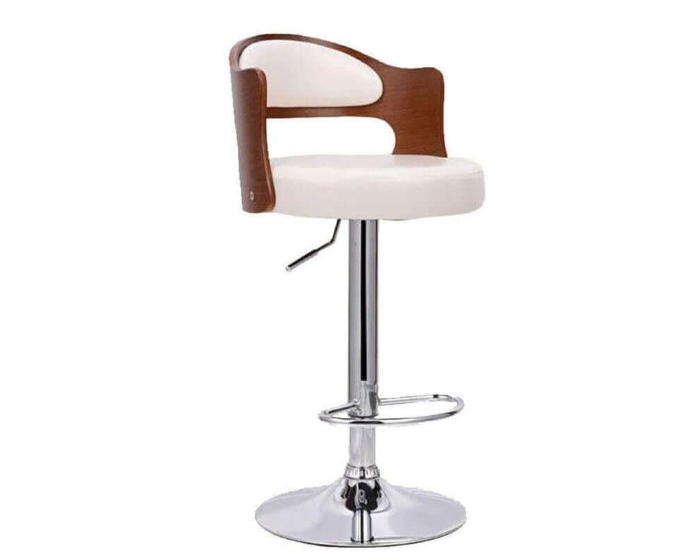 Bar stool with footrest
