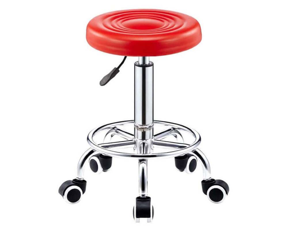 Padded seat salon stool