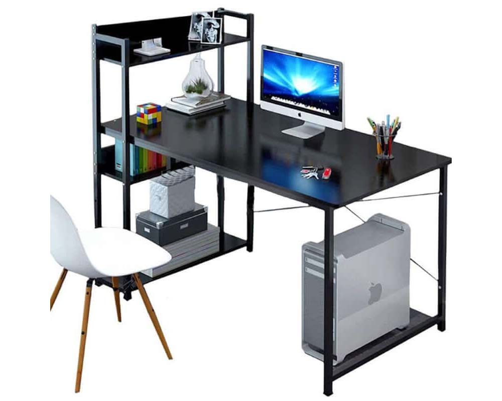 Spacious corner desk