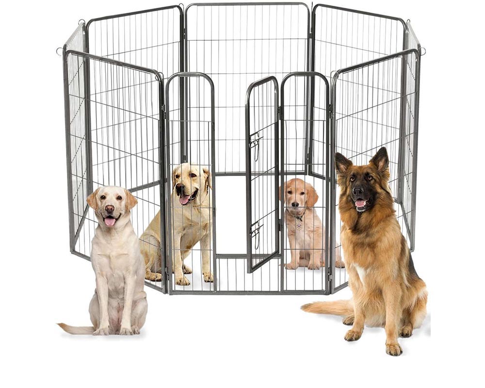 pet playpen with latches