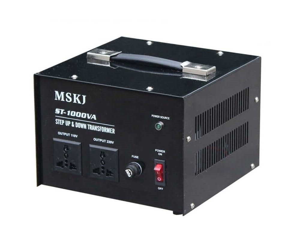 Voltage converter front view