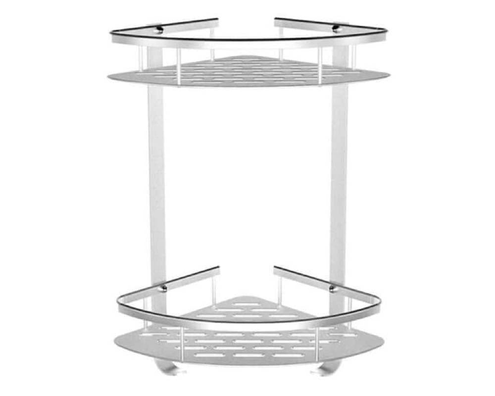 Easy install bathroom shelf