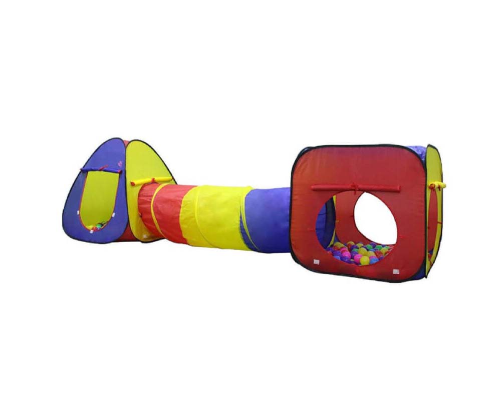 Play tent with tunnel