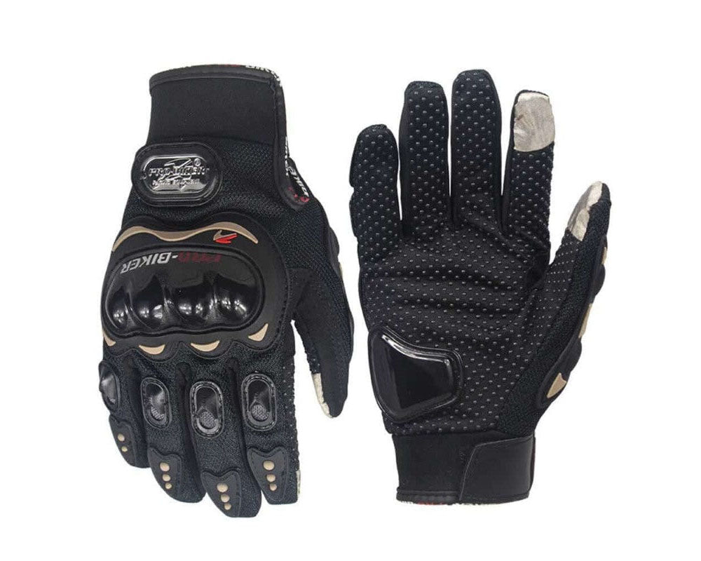 Gloves with shock absorbing foam