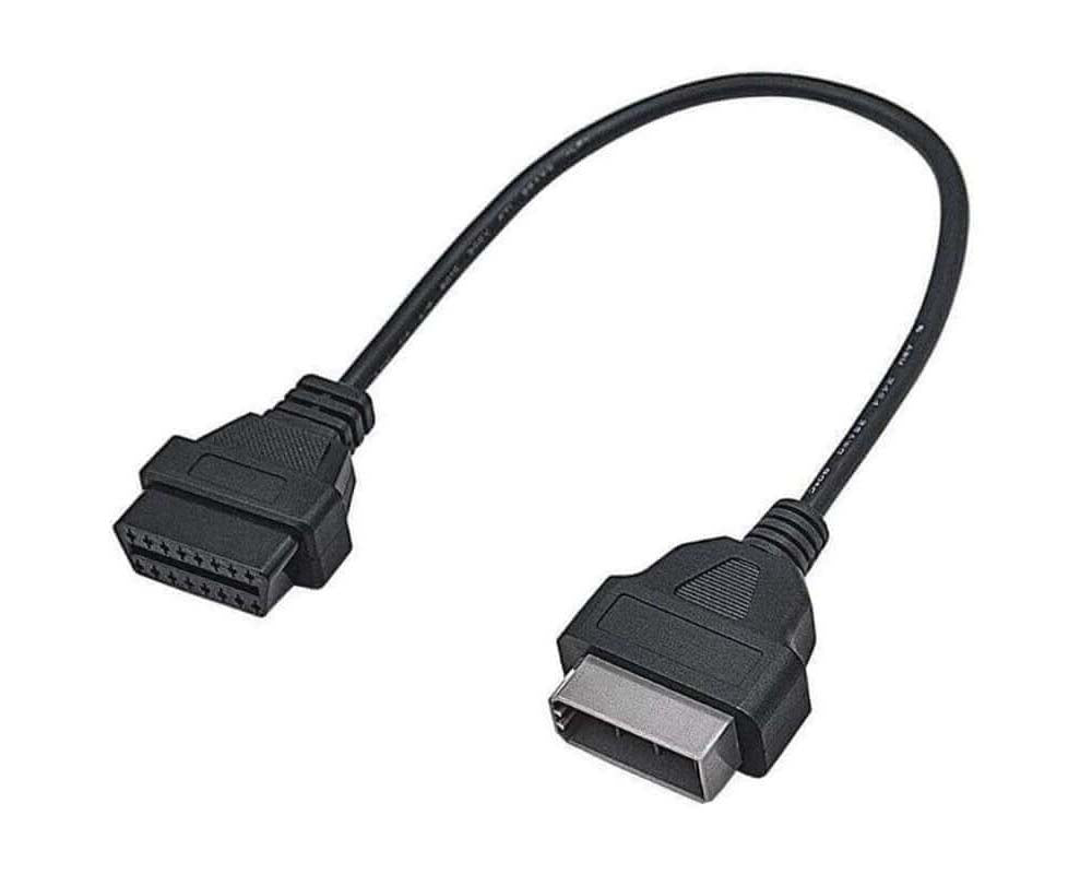 Black ABS OBD2 adapter
