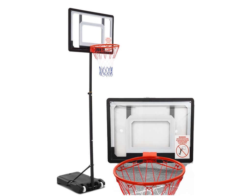 Outdoor basketball hoop stand
