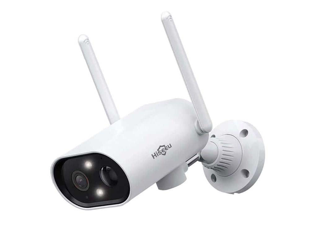 Solar charging security camera