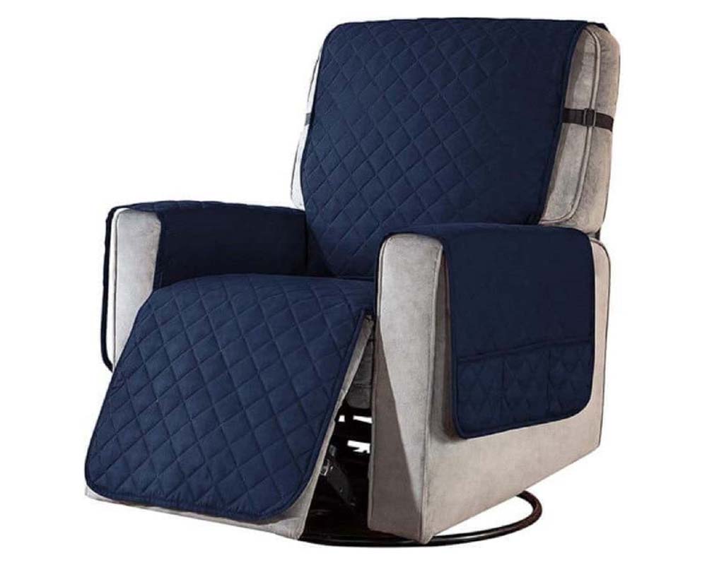 Recliner Chair Cover Sofa Slipcover Couch Protector with Non Slip Strap