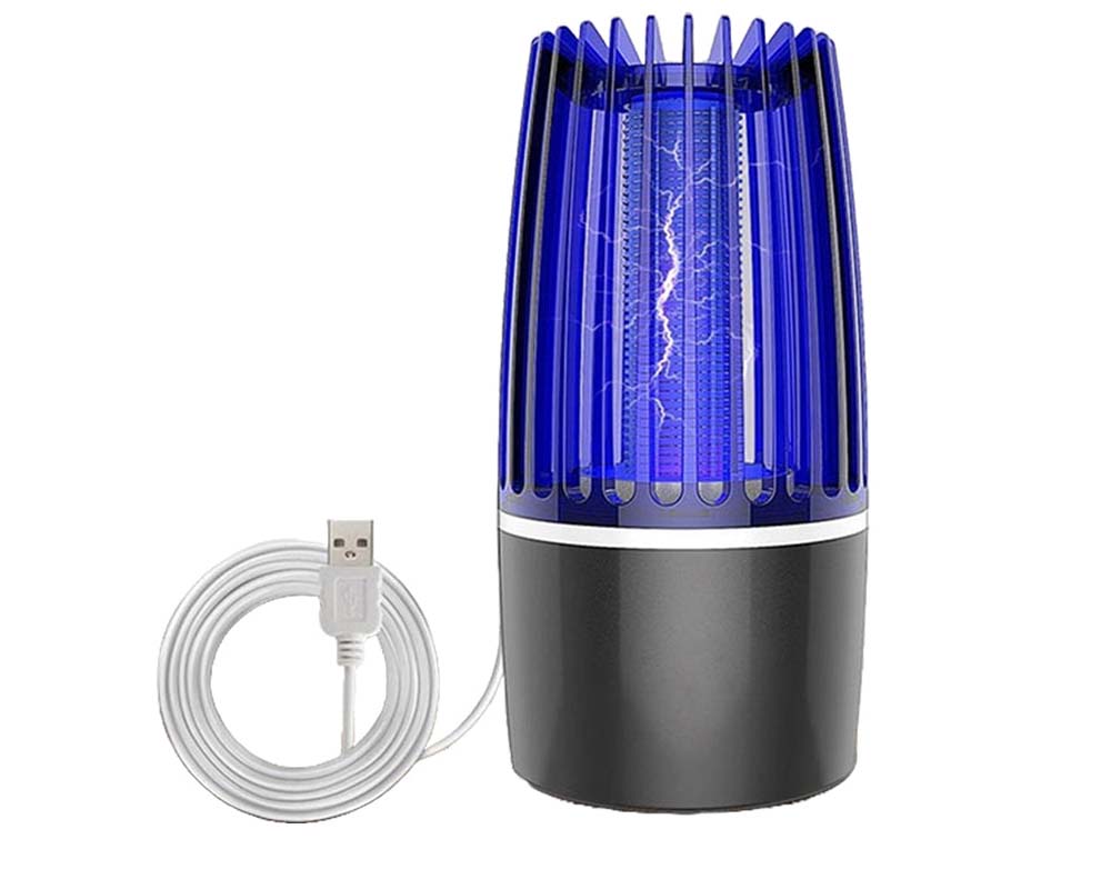LED lamp with bug zapper