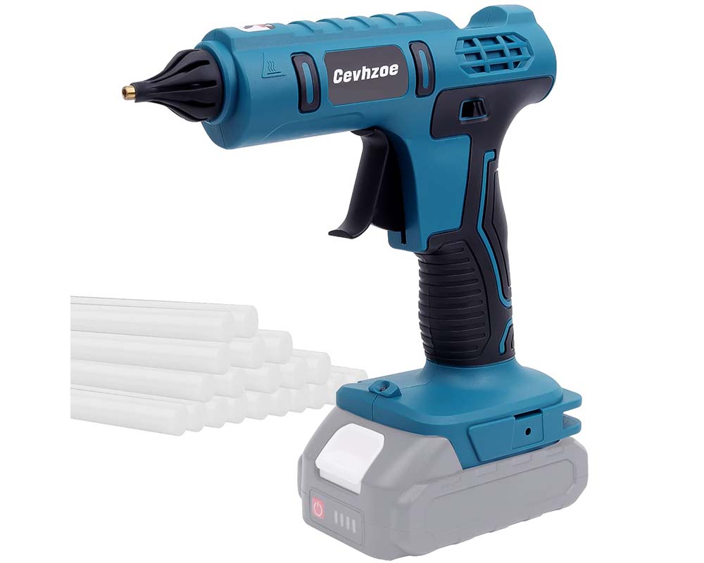 glue gun with glue sticks
