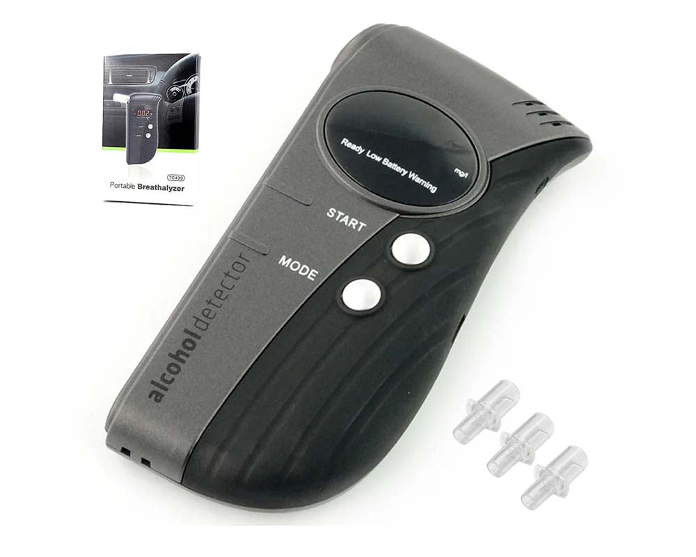 Breathalyzer with car charger