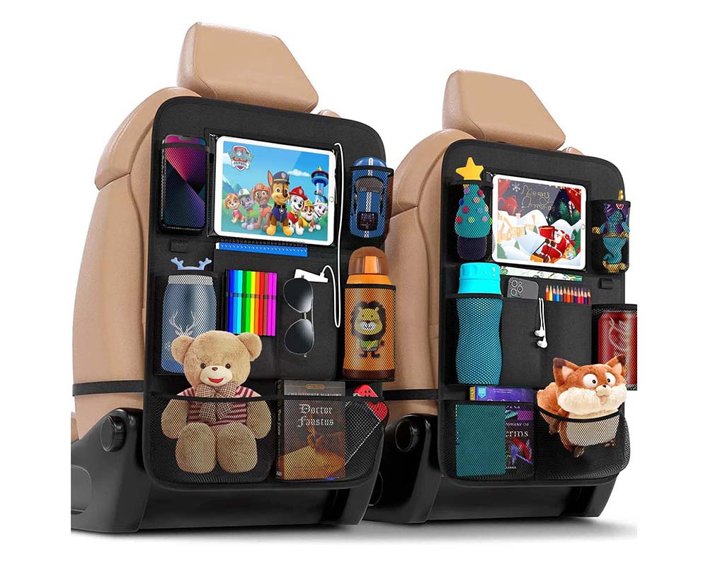 Organizer holding snacks and toys
