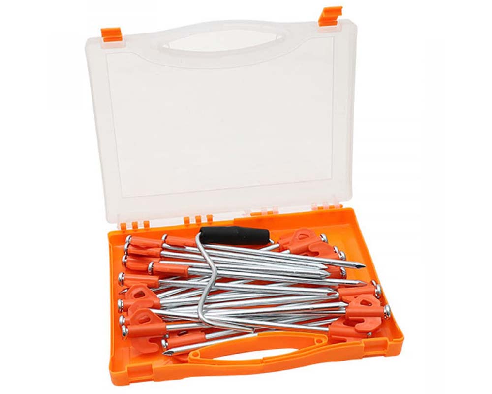 Tent peg kit contents