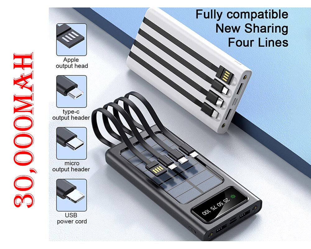 Power bank with torch light