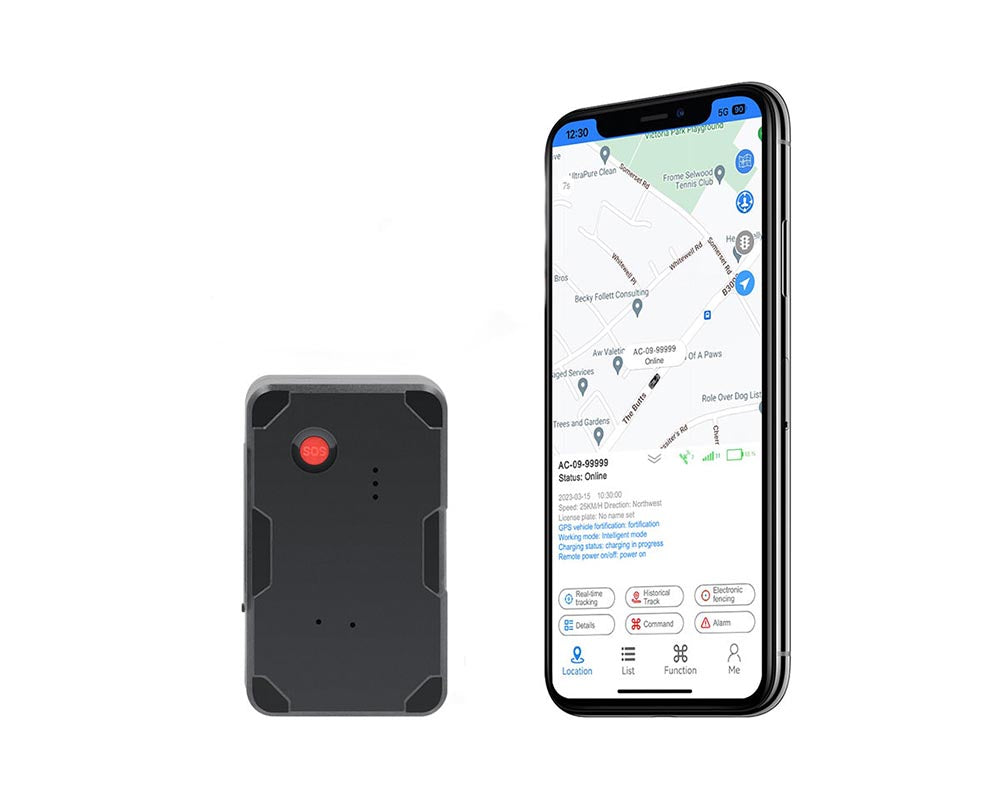 GPS tracker with sound alert