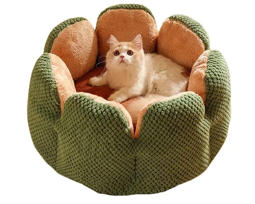 plush pet bed for small cats