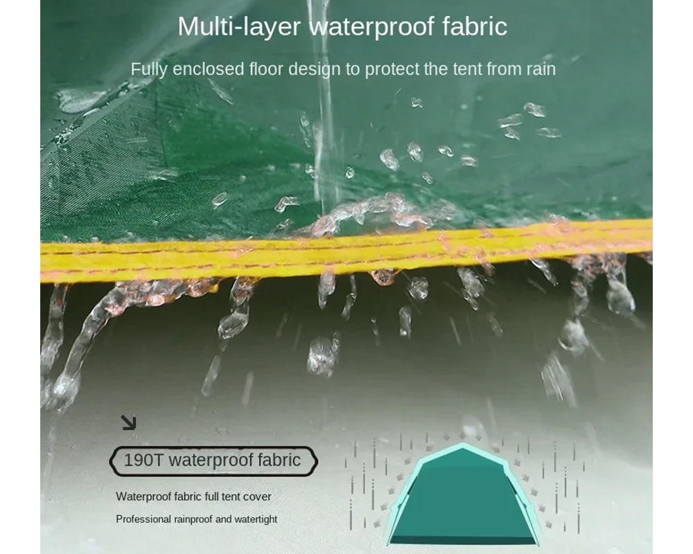 Lightweight camping tent