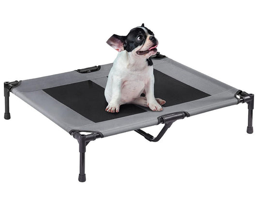 Portable pet bed gray color