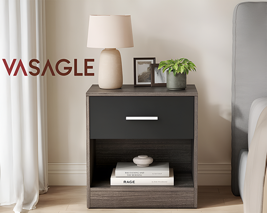 Bedside Table with Drawers
