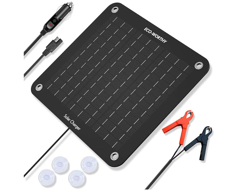 Solar Panel Trickle Charger 12V 10W Solar Panel Battery Charger
