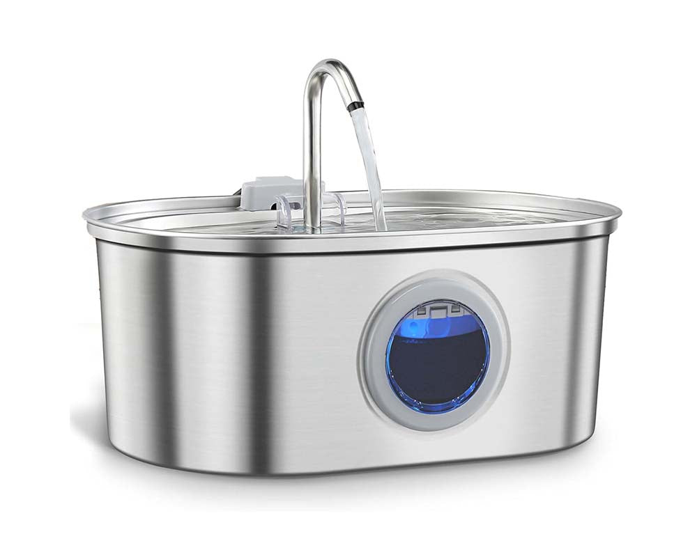 replaceable filter cat fountain