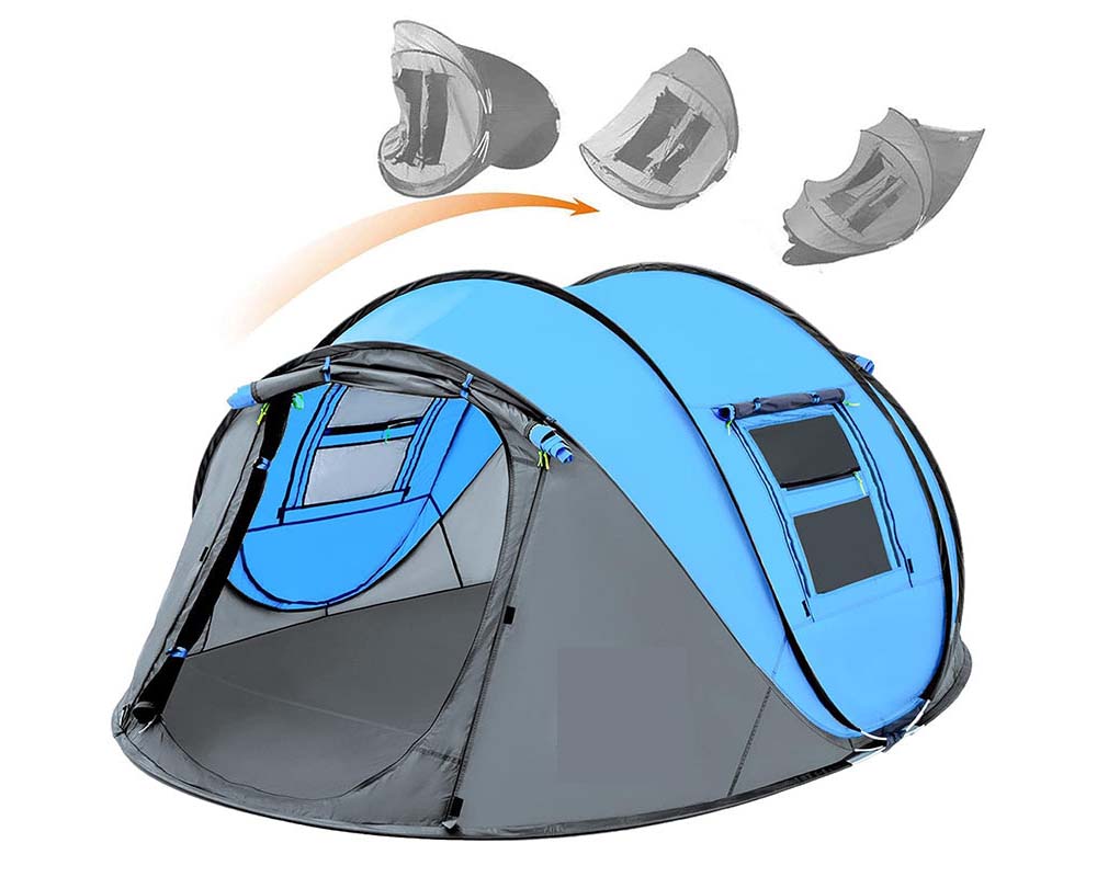 Lightweight textile tent