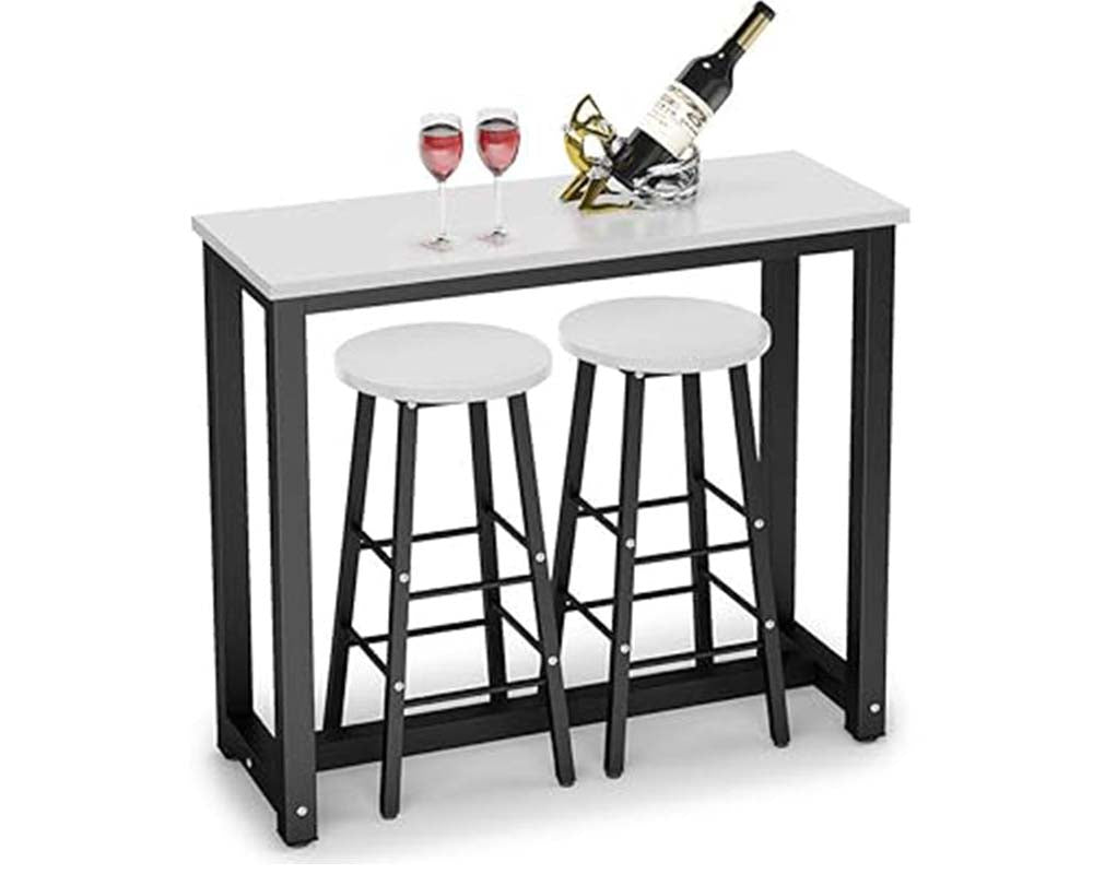Bar table and stools set