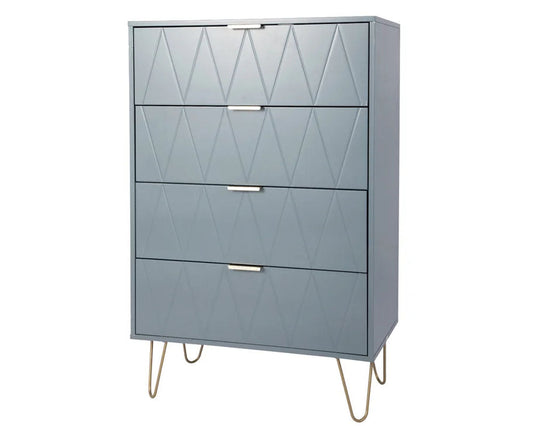 four drawer dresser sky blue