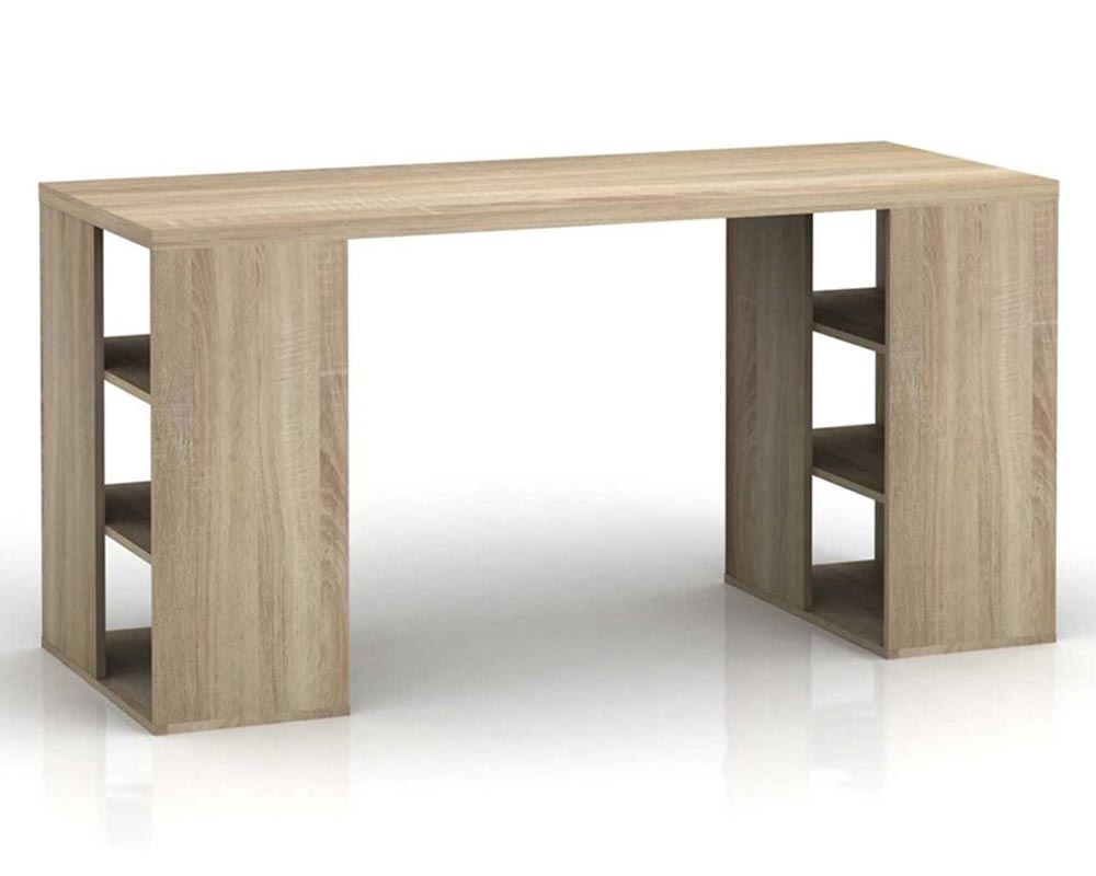 Stable computer desk with honeycomb top