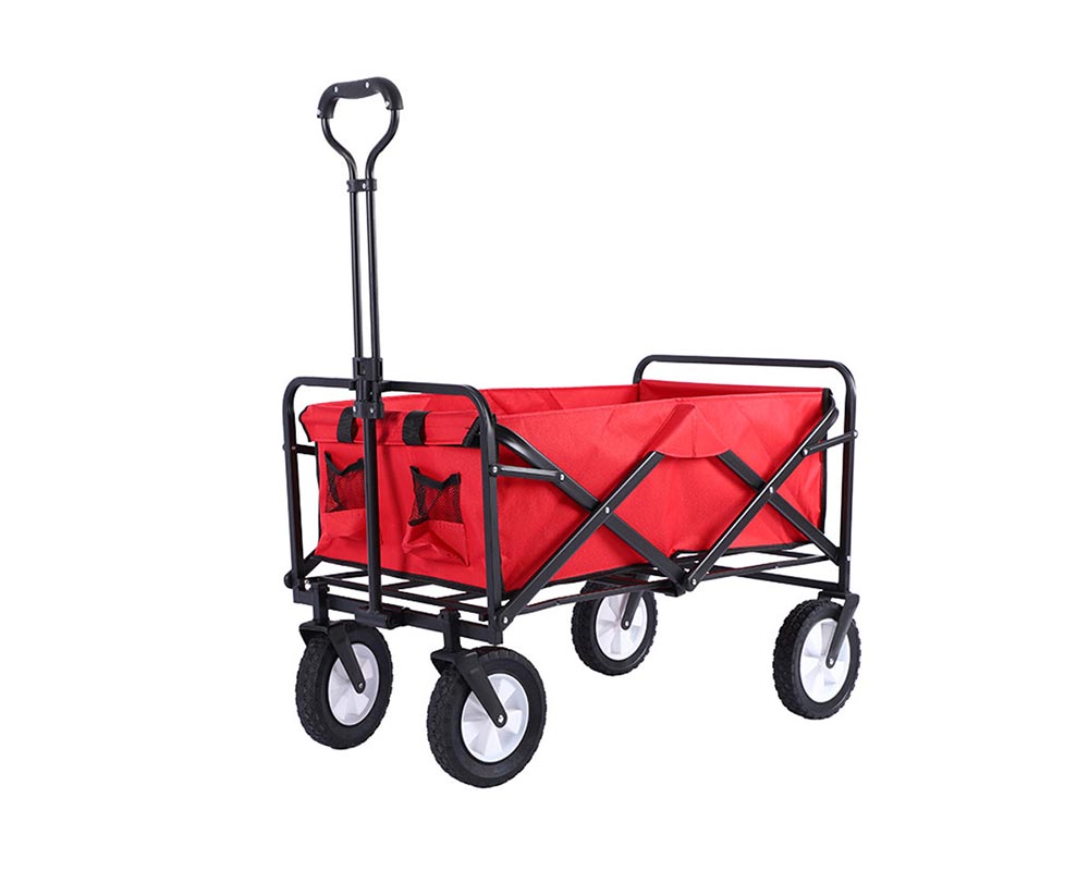 Adjustable handle cart