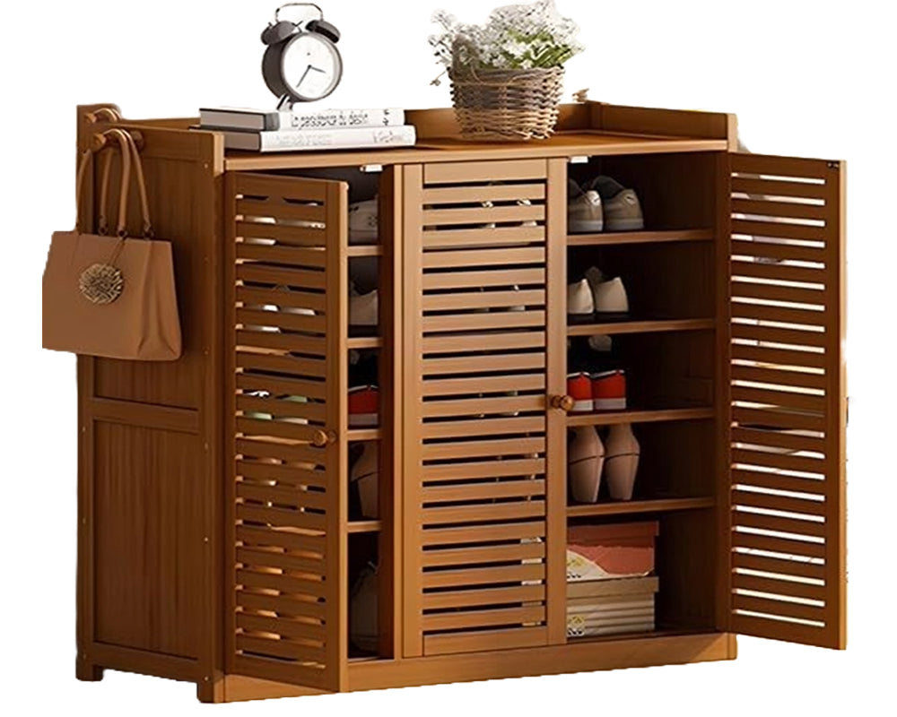 Large capacity shoe storage