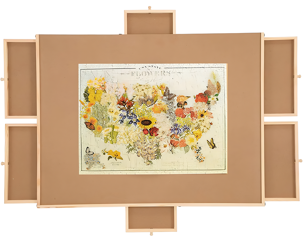 Puzzle board for home use