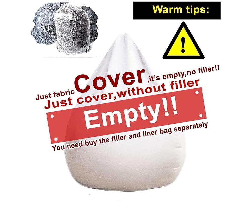 Bean Bag Cover Sofa Cushion Bed