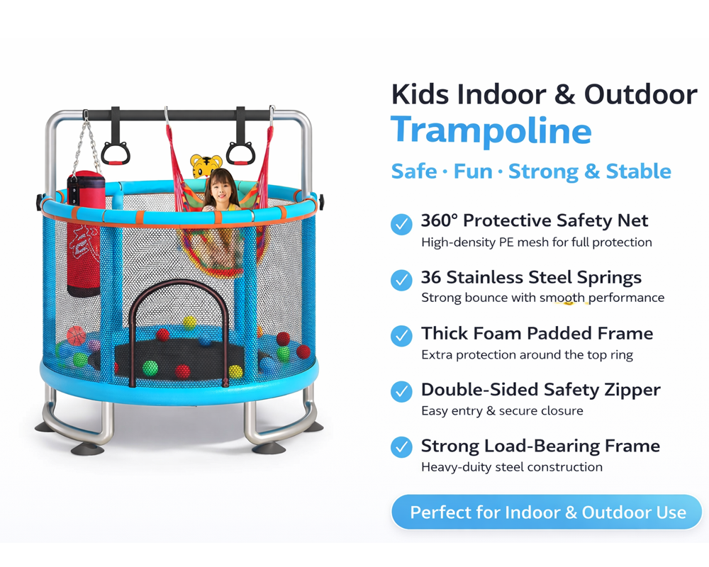 Mini Kids Trampoline 1.2M