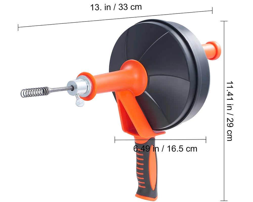 Coiled drain cleaning cable