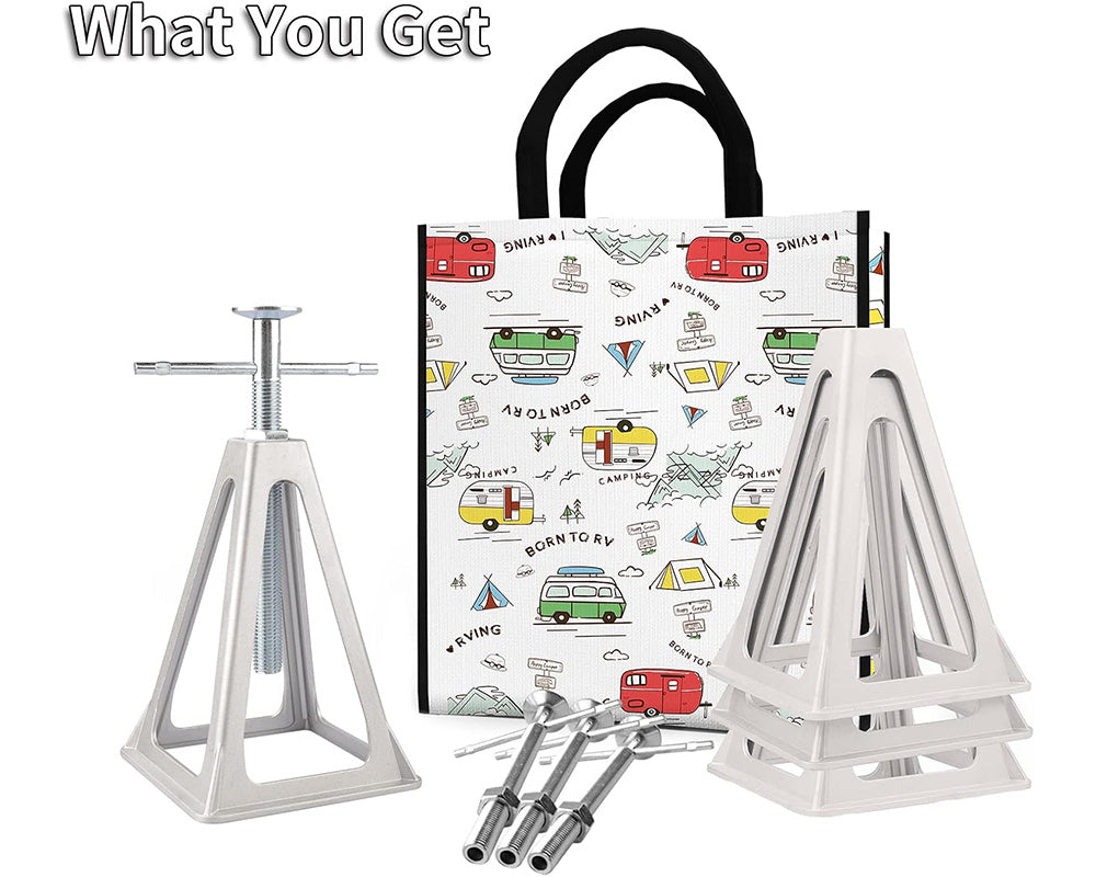 Adjustable height RV jacks