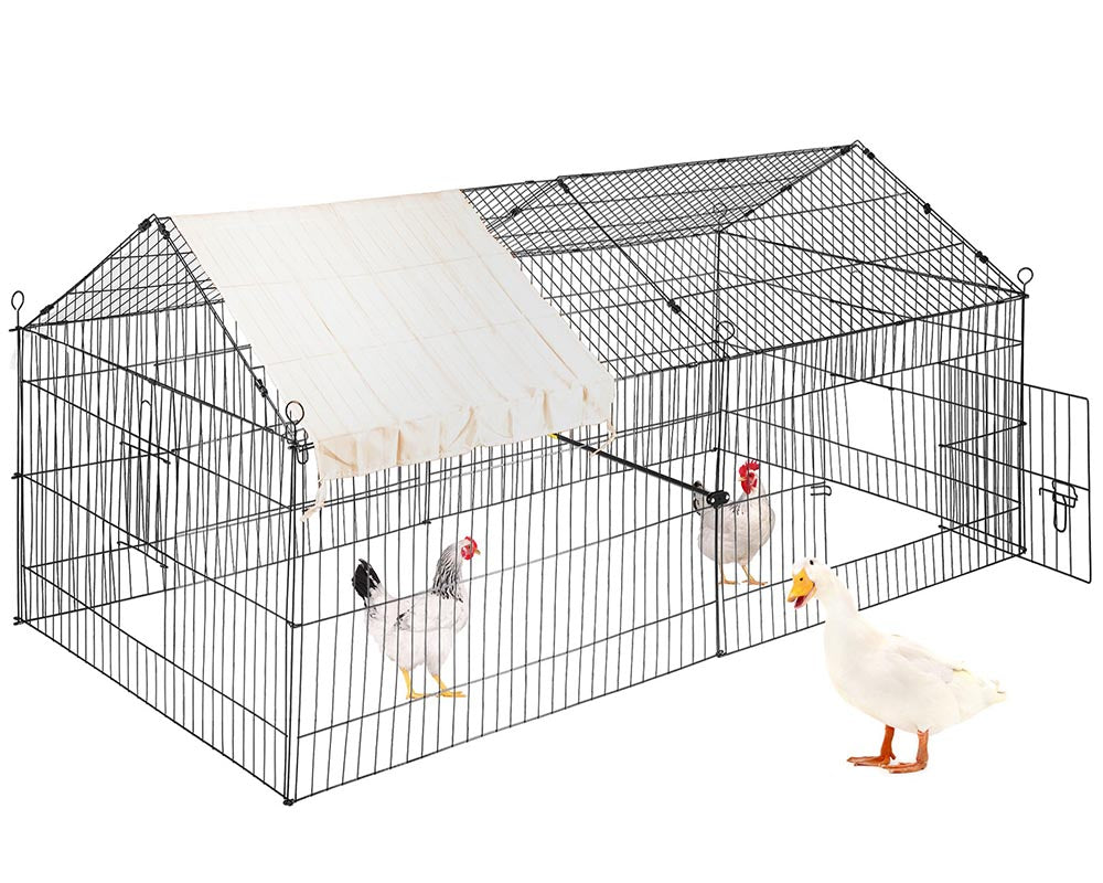 Chicken coop side view