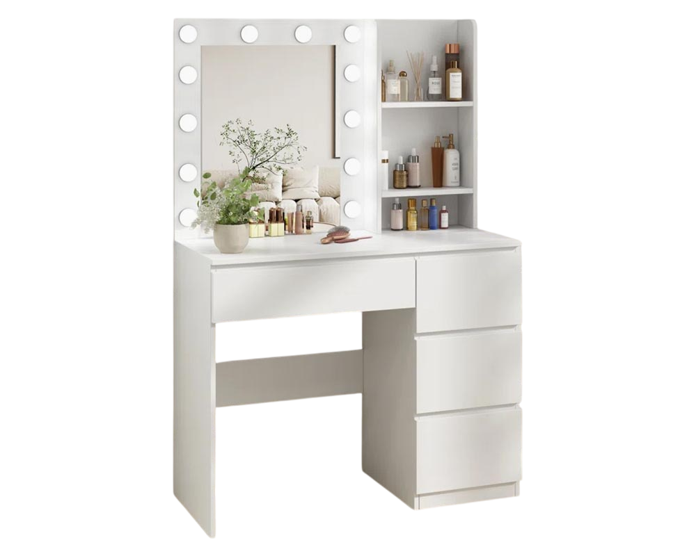 dressing table with storage space