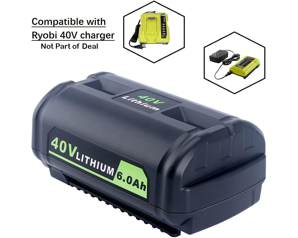 Ryobi 40V Battery 6Ah Battery Replacement Compatible