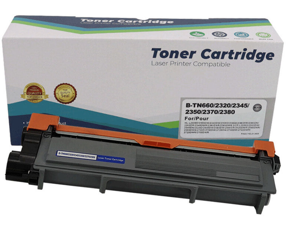 Compatible Brother TN660 Black Toner Cartridge